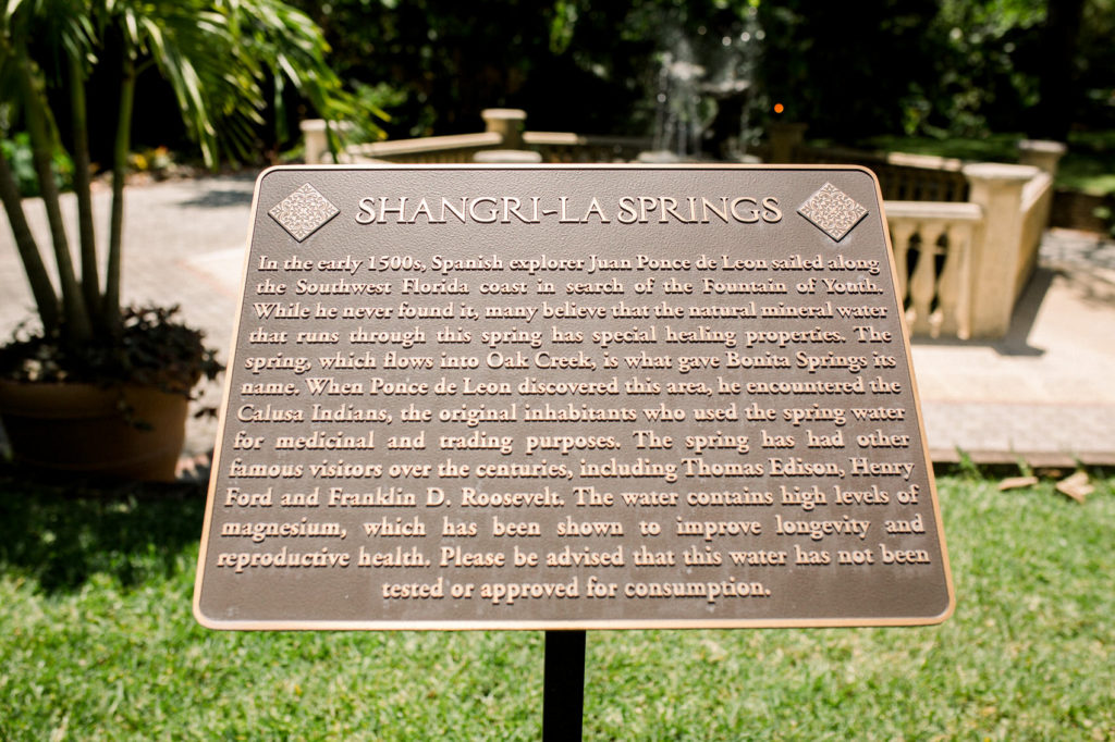 The history of Shangri La Springs in Bonita Springs, Florida
